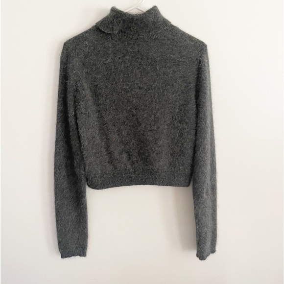 Intermix grey turtleneck sweater size M - Picture 9 of 13